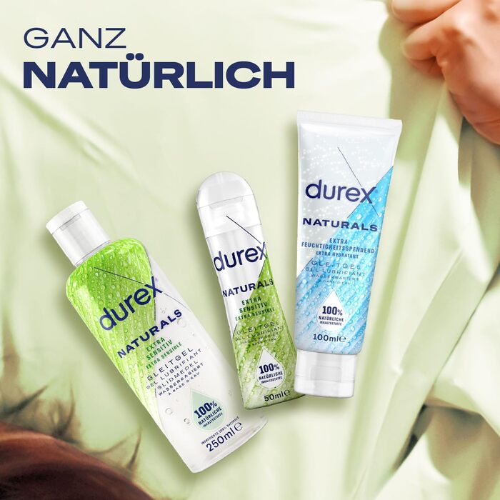 Водна інтимна змазка Naturals Extra Sensitiv з екстрактом алое вера, 100 мл