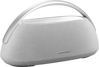 Колонка Harman Kardon Go Play 3 сірого кольору - портативна колонка з 8-годинним акумулятором і потужним басом сірого кольору