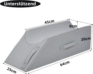 Подушка для підняття ніг HAVARGO з піни з ефектом пам&39яті, для використання після операції, травм або для відпочинку - подушка для підняття ніг, подушка для ніг