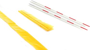 Набір волейбольних антен складне посилення і маркування волейбольної сітки жовтого кольору