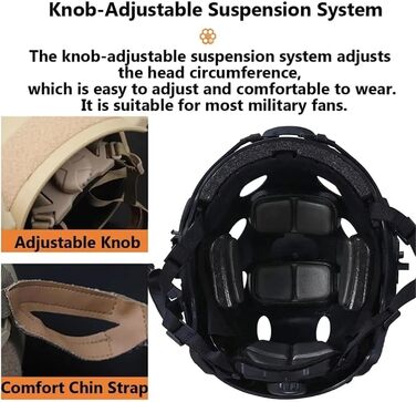 Комплект тактичного шолома WLXW Fast зі знімними масками, лінзами для страйкболу та окулярами для рольових ігор у пейнтболі, виживанні та косплеї CS