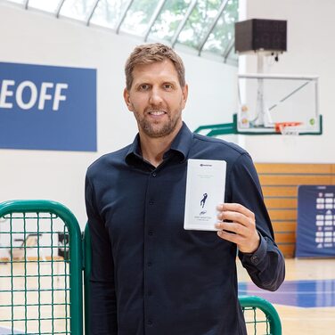 Наколінник Спортивний компресійний упор для колін, Dirk Nowitzki, XL