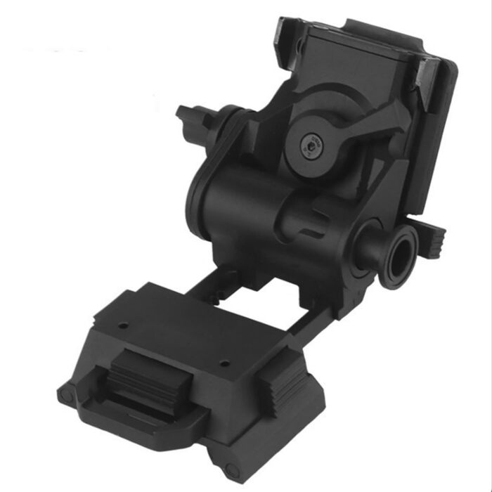 Кріплення на шолом, кріплення для ПНБ, кріплення для шолома для окулярів нічного бачення, регульоване тактичне кріплення на шолом з повного нейлону для L4G24, кріплення для ПНБ PVS-15/18, кріплення для імітації ПНБ типу PVS 31 (чорне)