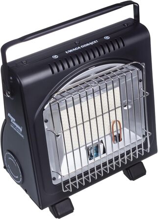 Портативний газовий обігрівач Alpen Camping IK1100, витрата газу 124 г/год, п&39єзорозпал (газова духовка 12 картриджів по 400 мл)