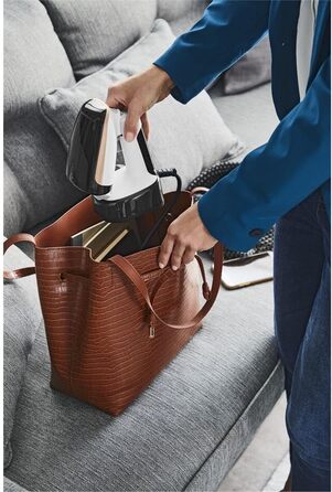 Кишенькова парова щітка Tefal Access Steam DT3030 Компактний дизайн Складна прасувальна головка Час нагріву 15 сек Легкий корпус А