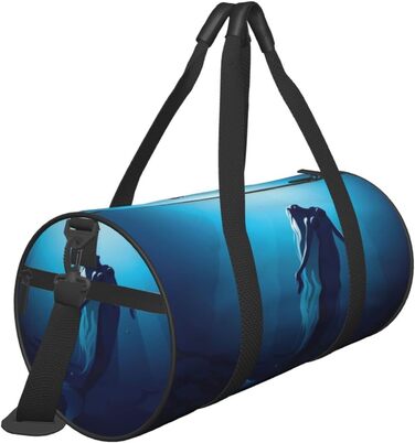Дорожня сумка-мішок Блакитна Русалка, спортивна сумка для чоловіків та жінок, велика спортивна сумка