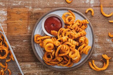 Духова фритюрниця Russell Hobbs 5-в-1 фритюрниця, міні-духовка, гриль, тостер, функція підтримки тепла Express (20 л, піца ø 30 см, включаючи кошик для смаження, деко та решітка для гриля) Конвекційна піч 26680-56 Нова духова шафа