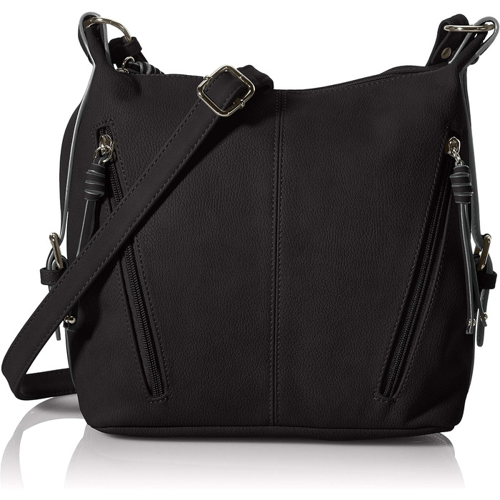 Жіноча сумка через плече середнього розміру 33x15,5x28,5 чорна