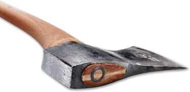 Сокира кувалда EKELUND 510мм Hultafors Виготовлена в Швеції 1210г Преміальна сокира з ручкою з гікорі Скандинавська заточка У комплекті шкіряний захист леза 841710