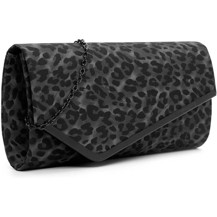 Клатч TAS Amalia Leo 33817, жіноча сумочка, сріблястий Animal Darksilver, універсальний розмір