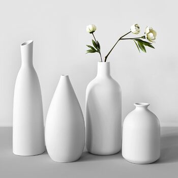 Вази Керамічний набір 4 висоти 22191711см, Вази для квітів Сучасний декор Естетика, Вази для пампасів Трава Квіти Прикраса столу Т
