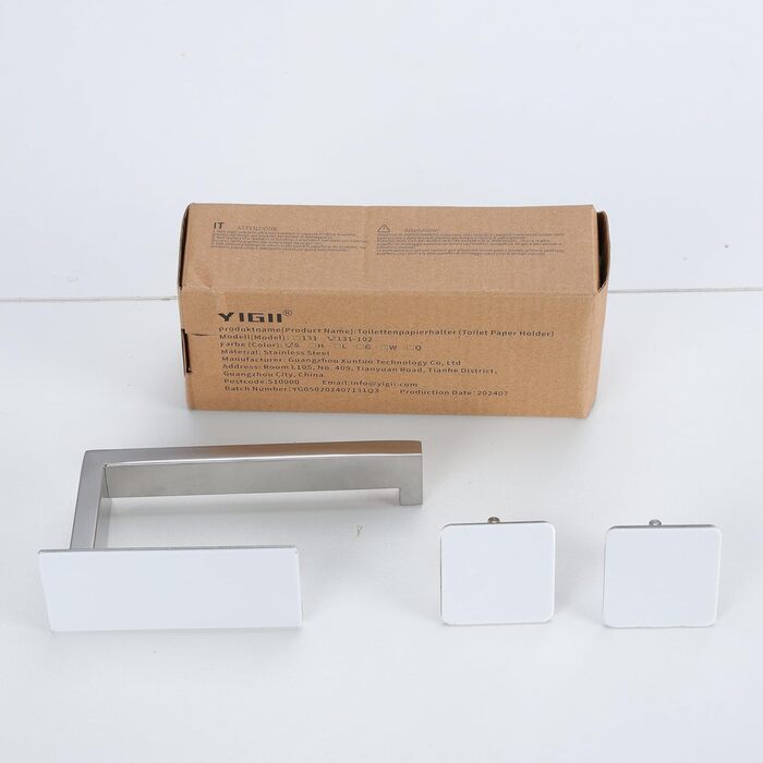 Тримач для туалетного рушника Без свердління Тримач для туалетного рушника з матової нержавіючої сталі Тримач для туалетного рушни