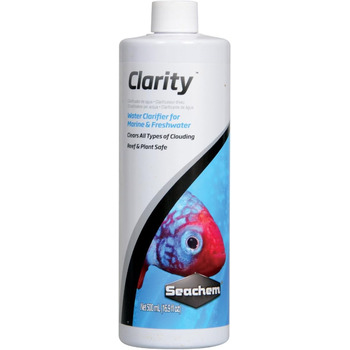 Освітлювач для води Seachem Clarity, 500 мл, різнокольоровий