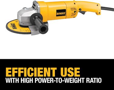 Дюймова середня кутова шліфувальна машина DeWalt DW840, 7-