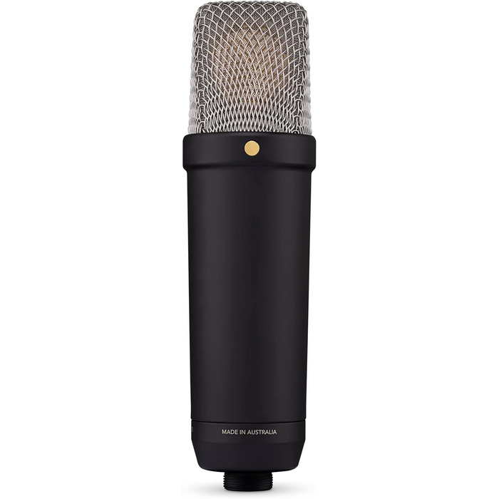 �DE NT1 5 покоління - великий діафрагмовий конденсаторний мікрофон з виходом XLR і USB, мікрофонним павуком і поп-фільтром для муз