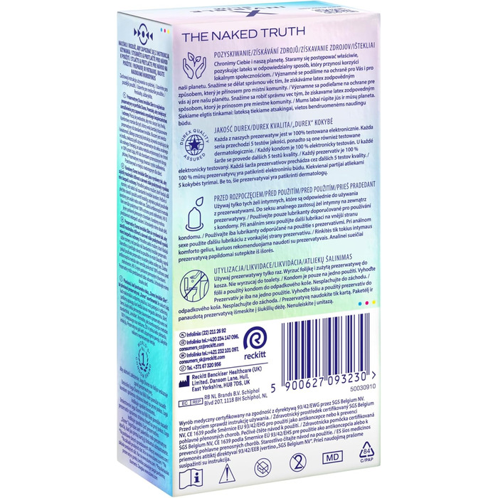 Презервативи Durex Invisible ультратонкі Close Fit, 10 шт