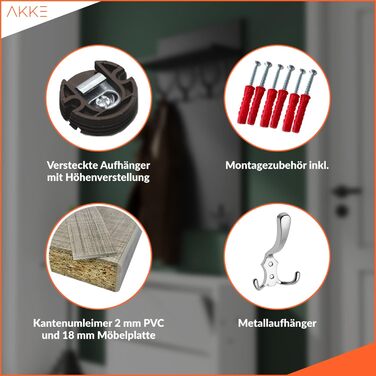 Шафа-купе настінна з полицею Шафа-купе ПВХ Maxi Ваніль 90см х 60см 90см х 60см бетон/блок.