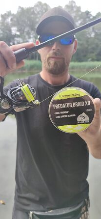 Волосінь Major Fish Predator Braid 8-жильна плетена Lemon Yellow 150 метрів