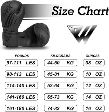 Шкіряні боксерські рукавички WFX, професійні, MMA, спаринг, кікбоксинг, боксерська груша, тренувальні, муай-тай, 355 г