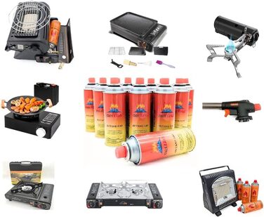 Набір посуду SMHLINE для кемпінгу, 10 предметів каструля 2л, сковорода 0.7л, чайник 1.1л для приготування їжі на природі, походів та подорожей