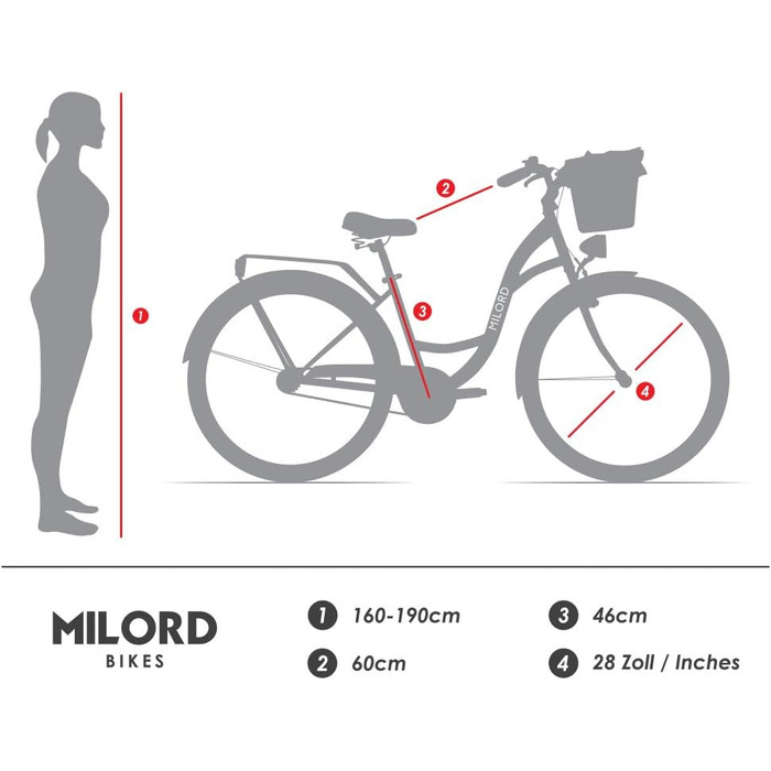 Жіночий міський велосипед MILORD Comfort з металевим кошиком, вінтажний, голландський, 26 дюймів, 28 дюймів, 7 швидкостей, коричнево-кремові шини, 28 дюймів