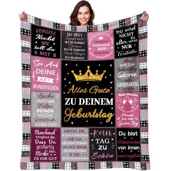 Подарунок на день народження для жінок, подарунок на день народження найкращій подрузі, подарунок на день народження мами, дівчини, дружини, дівчини, сестри, подруги, колеги, подарунки на день народження для жінок 150*200 см