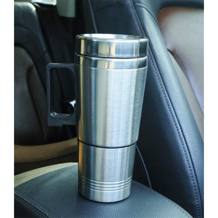 Автомобільна кружка з підігрівом, автомобільний електричний чайник Asduro 12V, термокружка для води з нержавіючої сталі 300 мл, ел