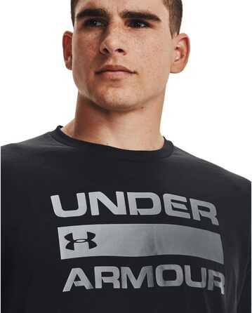 Чоловіча спортивна футболка Under Armour UA TEAM ISSUE WORDMARK, дихаюча, з короткими рукавами та зручна, вільного крою.