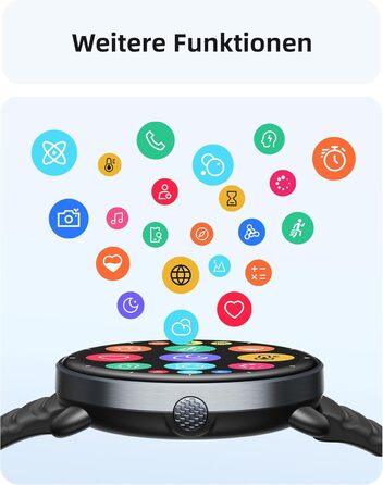 Розумний годинник Parsonver для чоловіків та жінок, вбудований GPS, водонепроникний годинник для плавання 5 атм, басейн/відкрита вода, фітнес-годинник з AMOLED-дисплеєм, понад 100 спортивних режимів, серцевий ритм (чорний, 42 мм) Чорний 42 мм