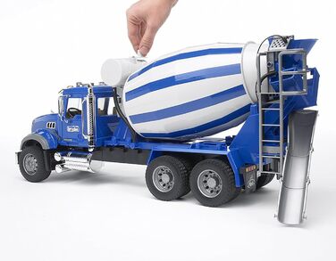 Автобетонозмішувач Mack Granite - 116 Бетономішалка, будівельна техніка, будівельний майданчик, вантажівка, автобетонозмішувач, вантажівка, транспортер, 02814 -