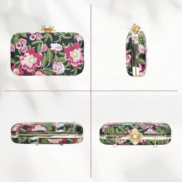 Жіноча сумочка-клатч з квітковою вишивкою та перлами, елегантна сумочка на ланцюжку через плече, вінтажний гаманець для урочистих подій, вечірок, весіль та випускних, зелений колір