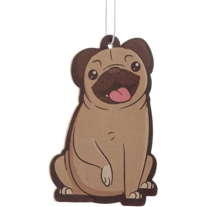 Освіжувач повітря для автомобіля Mopps the Pug Dog - Ваніль