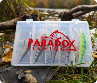 Набір воблерів 5 шт. 14 г 10,5 см / 8 г 8,8 см з коробкою Приманка для щуки, судака, окуня 5 шт. 8 г 8,8 см