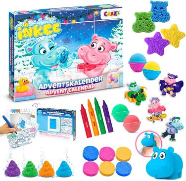 Адвент-календар INKEE Bathing Fun, набір для купання