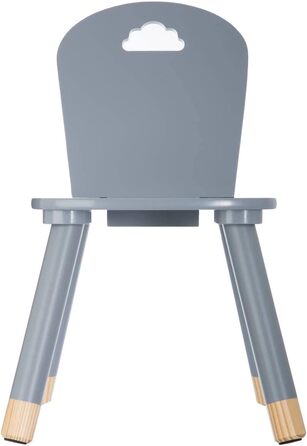 Дитячий стілець Douceur сірий - Сірий Д. 28 x Ш. 50 x В. 28 см Сірий