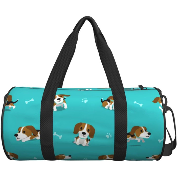 Дорожня сумка-мішок з кумедним малюнком собаки, спортивна сумка для чоловіків та жінок