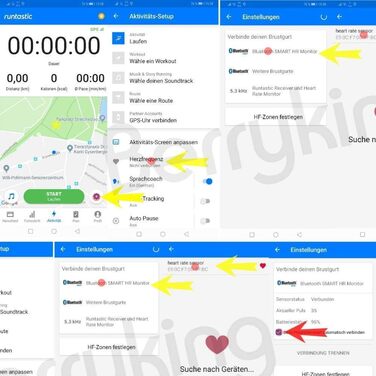 Монітор серцевого ритму, Bluetooth ANT, точна ЕКГ - сумісний з Polar, Runtastic, Wahoo, Garmin, Endomondo Pulse, Heartbeat Swim