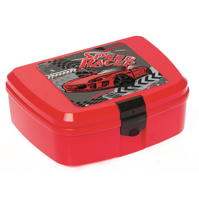 Контейнер Herevin Speed Racer червоний, пластиковий