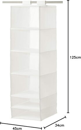 Органайзер з відділеннями, білий, 403.000.49