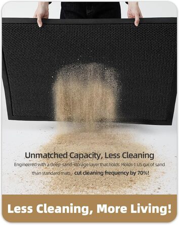 КОЛІР І ГЕОМЕТРІЯ Килимок для вловлювання бруду 43x76 см, Брудовідштовхувальний з низьким профілем, Вуличний килимок для дверей, Килимок для входу, Нековзний, Легко чиститься, Килимки для дверей, Килимки для вхідних дверей, Сірий 43 x 76 см (Прямокутний),