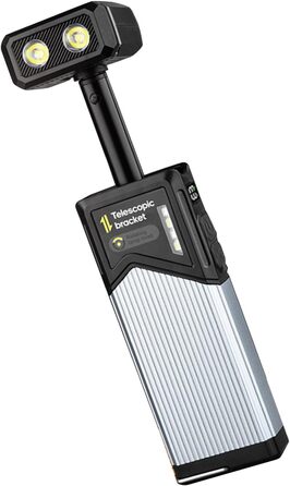 Портативні телескопічні ліхтарі, 500 лм, висока яскравість, обертання на 180, IP44, 5 для екстрених випадків у поході, портативний телескопічний робочий ліхтар, 2