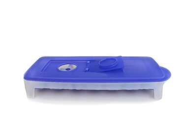 Морозильна камера TUPPERWARE, фіолетово-біла, генератор кубиків льоду G29, диво кубиків льоду