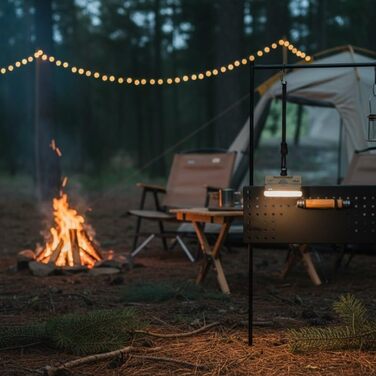 Світлодіодний ліхтар з легкою та компактною конструкцією для зручного пакування та використання під час походів та екскурсій на природі (зелений)