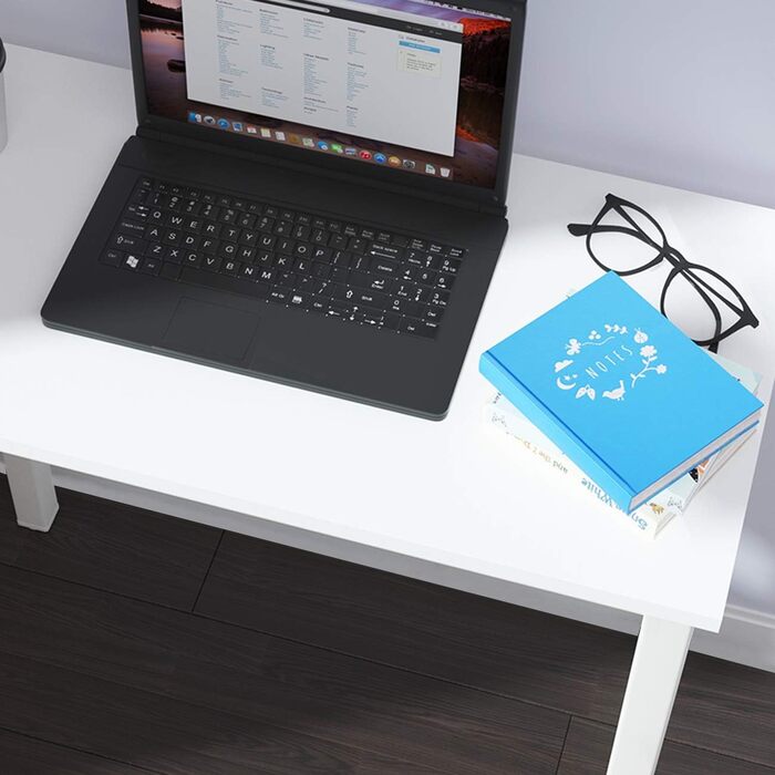 Компактний стіл Комп&39ютерний стіл Офісні меблі Стіл для ПК, Невеликий обідній стіл Робочий стіл Офісний стіл для ПК та ноутбука, Виготовлений з дерева та металу, 80x40x75 см, Білий BHEU-AC3DW-8040 80x40x75 см Білий