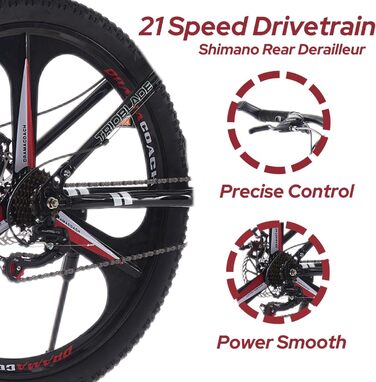 Складаний гірський велосипед для дорослих LSBIKE 27.5″