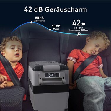 Компресор cool box 45L, автомобільний компресор cool box з керуванням APP, холодильник 12V/240V від -20 до 20 , портативний холоди