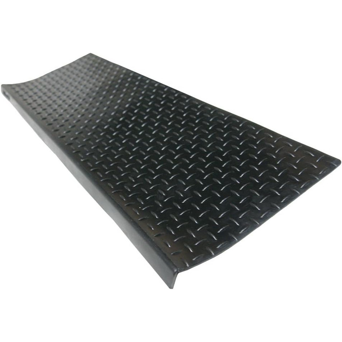 Гумові килимки для сходів Rubber-Cal Diamond-Plate протиковзкі (6 шт. ), чорні промислові