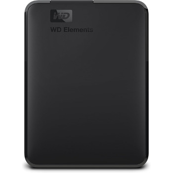 Портативний зовнішній жорсткий диск WD Elements на 3 ТБ (мобільний накопичувач, інтерфейс USB 3.0, plug-and-play, відформатований для Windows) чорний