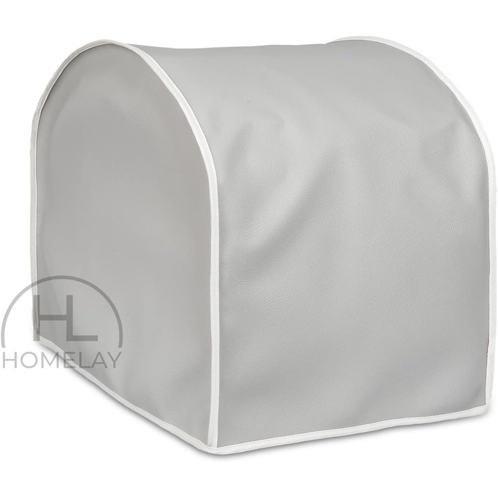 Захисний чохол HOMELAY високої якості, сумісний з Monsieur Cuisine Connect і Plus. Ручної. Матеріал Синтетична шкіра, брудовідштовхувальна, антибактеріальна. Кольорова обкладинка (сіра)