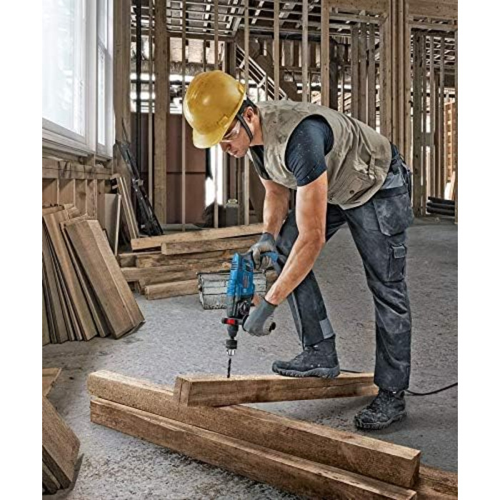 Перфоратор Bosch Professional GBH 2-21 (з SDS plus, вкл. додаткову рукоятку, шліфувальну шкурку, обмежувач глибини, кейс) без прил